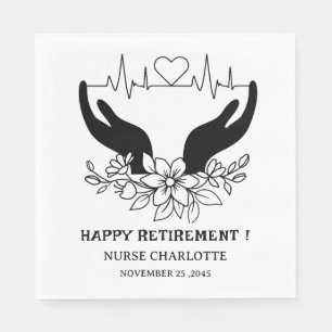 Nurse Doctor Retirement Party Napkins