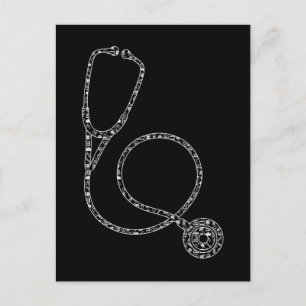 Nurse Doctor Stethoscope Nursing Postcard