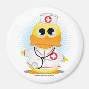Nurse Duck Magnet