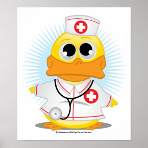 Nurse Duck Poster