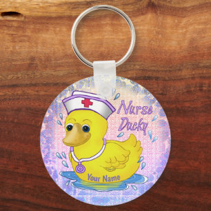 Nurse Ducky  keychain