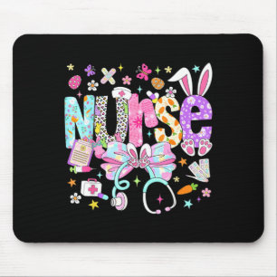 Nurse Easter Day Cute Coquette Stethoscope Nursing Mouse Mat