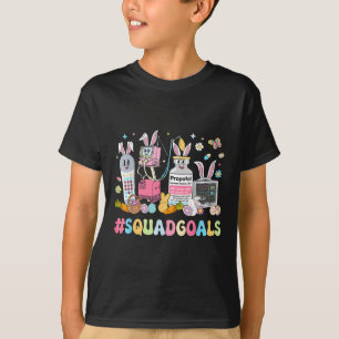 Nurse Easter Day Squad Goals Icu Nurse Gi Nurse Ea T-Shirt