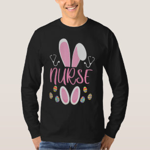 Nurse Easter Egg Hunting Rabbit Rn Easter Day Bunn T-Shirt
