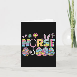 Nurse Easter Egg Hunting Spring Nursing Rn Men Wom Card
