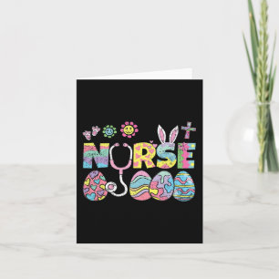 Nurse Easter Egg Hunting Spring Nursing Rn Men Wom Card