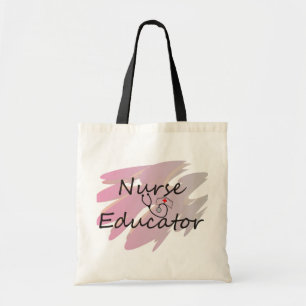 Nurse Educator Abstract Design Tote Bag
