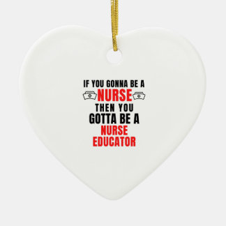 NURSE EDUCATOR CERAMIC TREE DECORATION