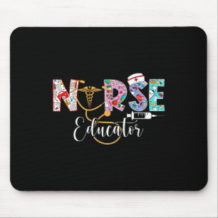 Nurse Educator Nursing School Instructor Stethosco Mouse Mat