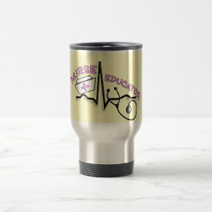 Nurse Educator QRS and Nurse Cap Design Travel Mug