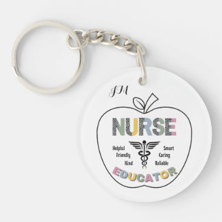 Nurse Educator Qualities/Apple Personalised Key Ring