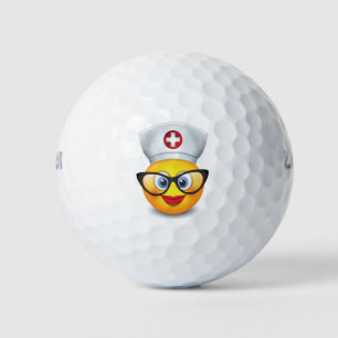 Nurse Emoji Golf Balls