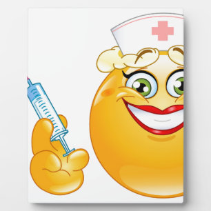 nurse emoji plaque