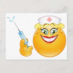 nurse emoji postcard