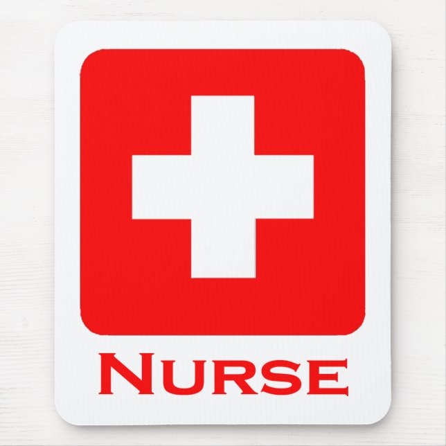 Nurse-English Mouse Mat (Front)