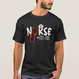 Nurse Est 2022 Graduation Graduate Nursing Student T-Shirt