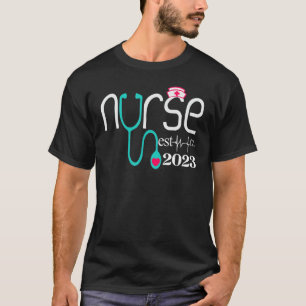Nurse est 2023 rn nursing school graduation gradua T-Shirt