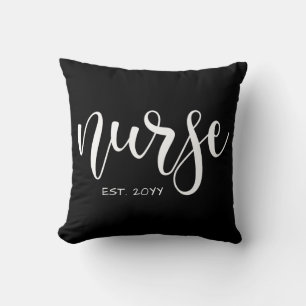Nurse Est Custom Year Student Nurse RN graduation Cushion