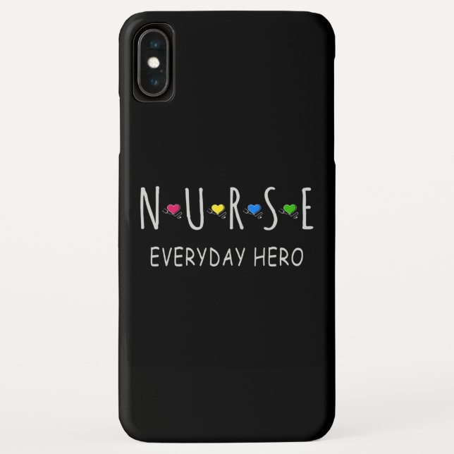 Nurse Everyday Hero Case-Mate iPhone Case (Back)