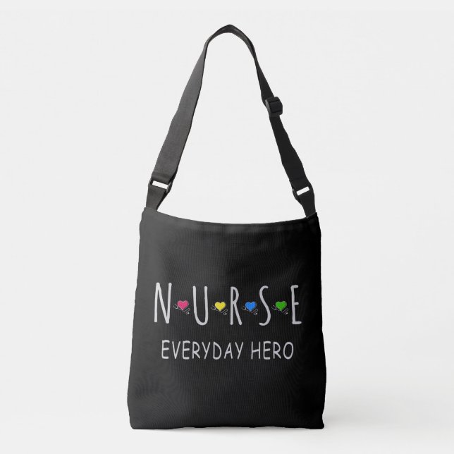 Nurse Everyday Hero Crossbody Bag (Front)