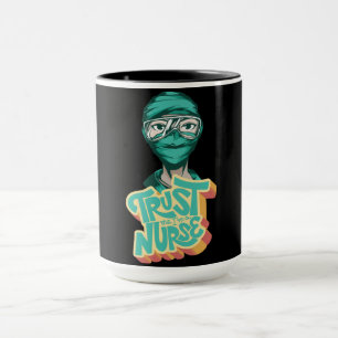 Nurse Face Mask Quote Mug
