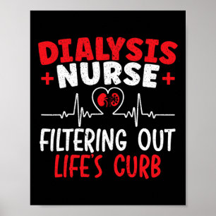 Nurse Filtering Heartbeat Poster