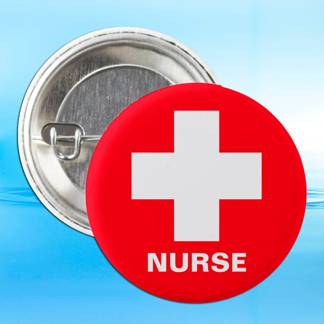 Nurse & First Aid, Cross, Ambulance, Doctor 6 Cm Round Badge (Creator Uploaded)