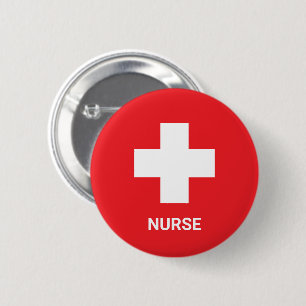 Nurse & First Aid, Cross, Ambulance, Doctor Button