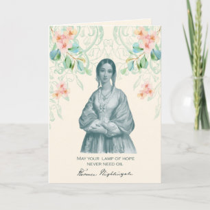Nurse Florence Nightingal Healthcare Nursing Care Invitation