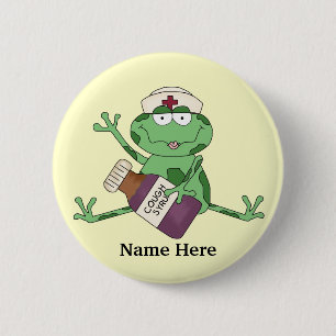 Nurse Frog Button