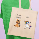 Nurse Funny Dabbing Unicorn Horse Tote Bag<br><div class="desc">This design was created though digital art.  It may be personalised in the area provided.

Contact me at colorflowcreations@gmail.com if you with to have this design on another product.  

  See more of my creations or follow me at www.facebook.com/colorflowcreations,  www.instagram.com/colorflowcreations,  www.twitter.com/colorflowart,  and www.pinterest.com/colorflowcreations.</div>