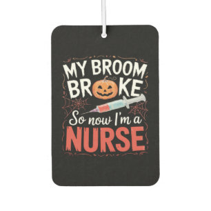 Nurse Funny Halloween Nursing Essential T-Shirt_1 Car Air Freshener
