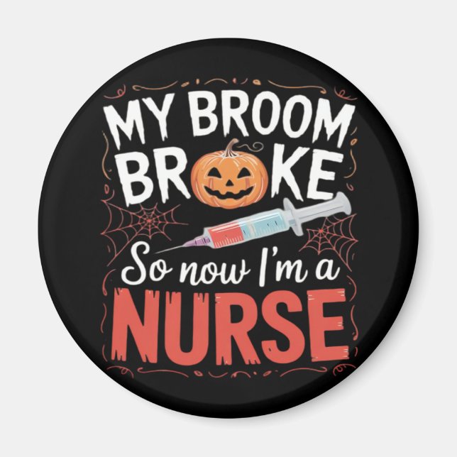 Nurse Funny Halloween Nursing Essential T-Shirt_1 Magnet (Front)