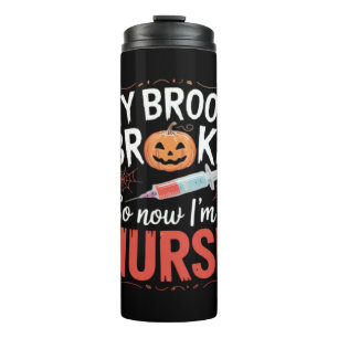 Nurse Funny Halloween Nursing Essential T-Shirt_1 Thermal Tumbler