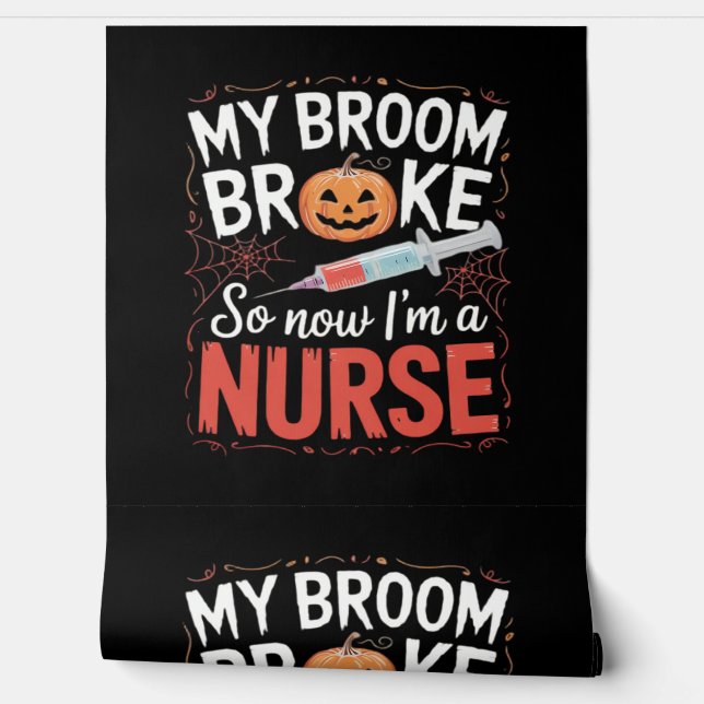 Nurse Funny Halloween Nursing Essential T-Shirt_1 Wallpaper (Unrolling)