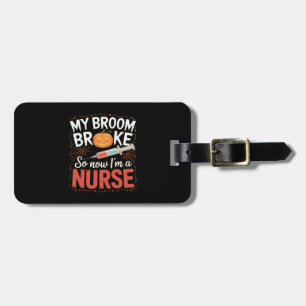 Nurse Funny Halloween Nursing Essential T-Shirt Luggage Tag