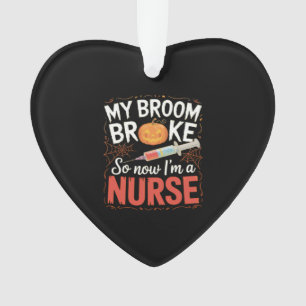 Nurse Funny Halloween Nursing Essential T-Shirt Ornament