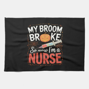 Nurse Funny Halloween Nursing Essential T-Shirt Tea Towel