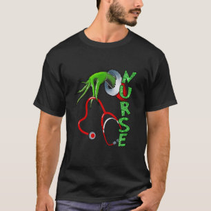 Nurse Funny Merry Christmas Stethoscope Nurses Xma T-Shirt