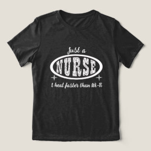 Nurse-funny phrase Tri-Blend shirt