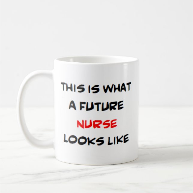 nurse, future coffee mug (Left)