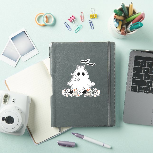 Nurse Ghost Cute Halloween Design Classic T-Shirt (iPad Cover)