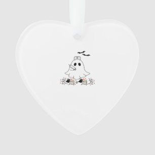 Nurse Ghost Cute Halloween Design Classic T-Shirt Ornament