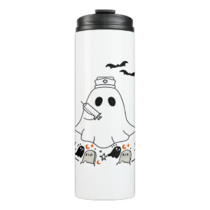Nurse Ghost Cute Halloween Design Classic T-Shirt Thermal Tumbler
