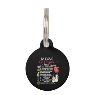 Nurse Gift 12 Days Of Nursing Pet Tag