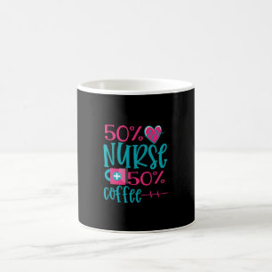 Nurse Gift 50% Nurse 50% Coffee Mug