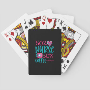 Nurse Gift   50 Nurse 50 Coffee Playing Cards