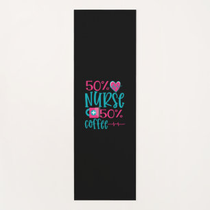 Nurse Gift 50 Nurse 50 Coffee Yoga Mat