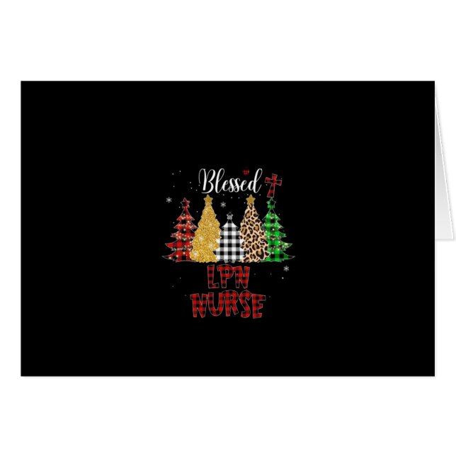 Nurse Gift Blessed LPN Nurse (Front Horizontal)