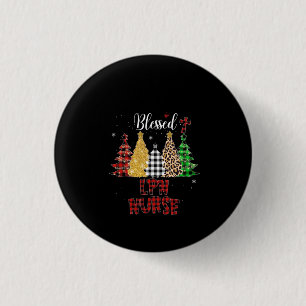 Nurse Gift Blessed LPN Nurse 3 Cm Round Badge